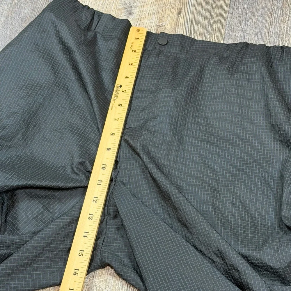 Alo Yoga Cargo Pants Womens L Black Baggy Ripstop Lightweight Bungee Dance Y2K